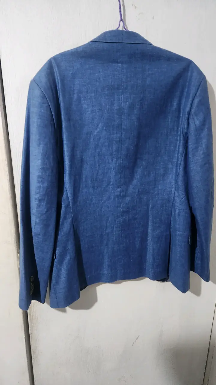 Blazer azul para hombre Arrow Slim Fit talla 44 - 2