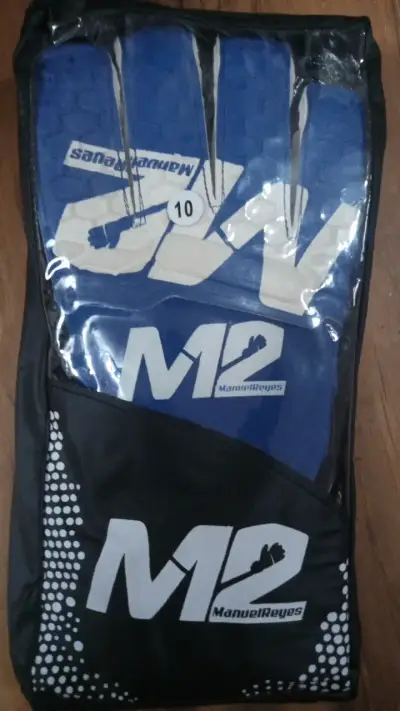 Guantes de Arquero Manuel Reyes M2 Azul Talla 10 - miniatura 1