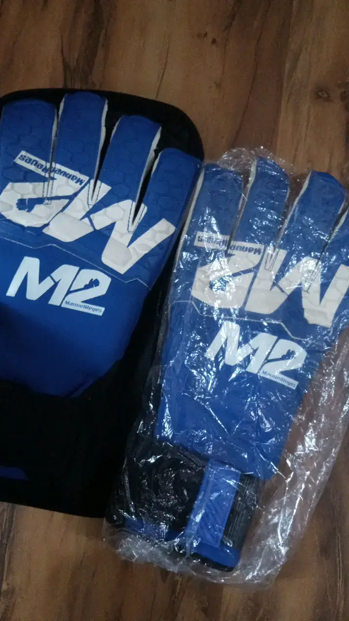 Guantes de Arquero Manuel Reyes M2 Azul Talla 10 - 3