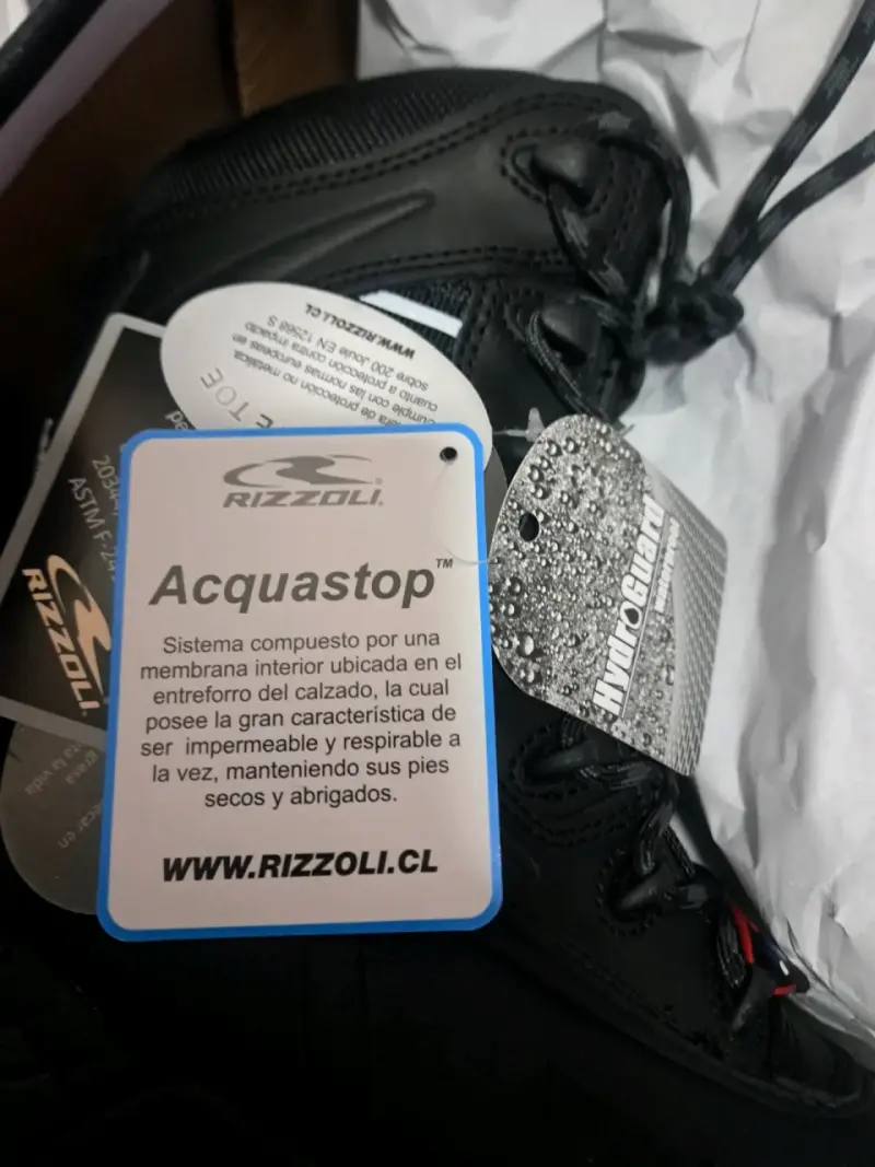 Botas de trabajo impermeables Rizzoli negras - 1