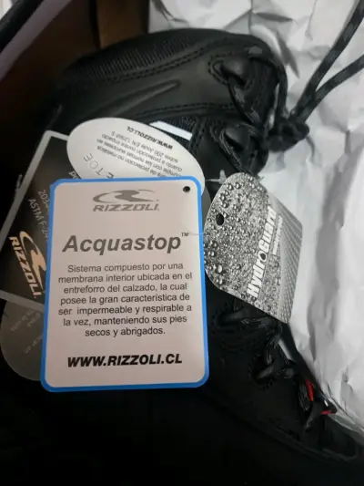 Botas de trabajo impermeables Rizzoli negras - miniatura 1