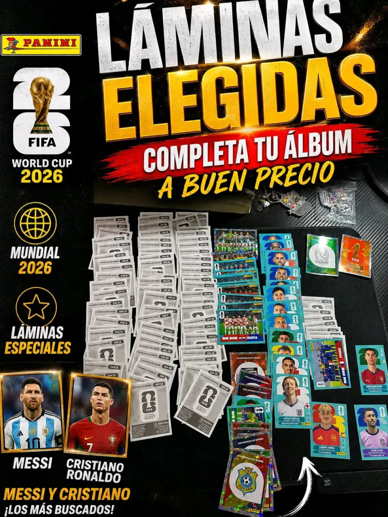 Colección de láminas Panini Mundial 2026 - 2