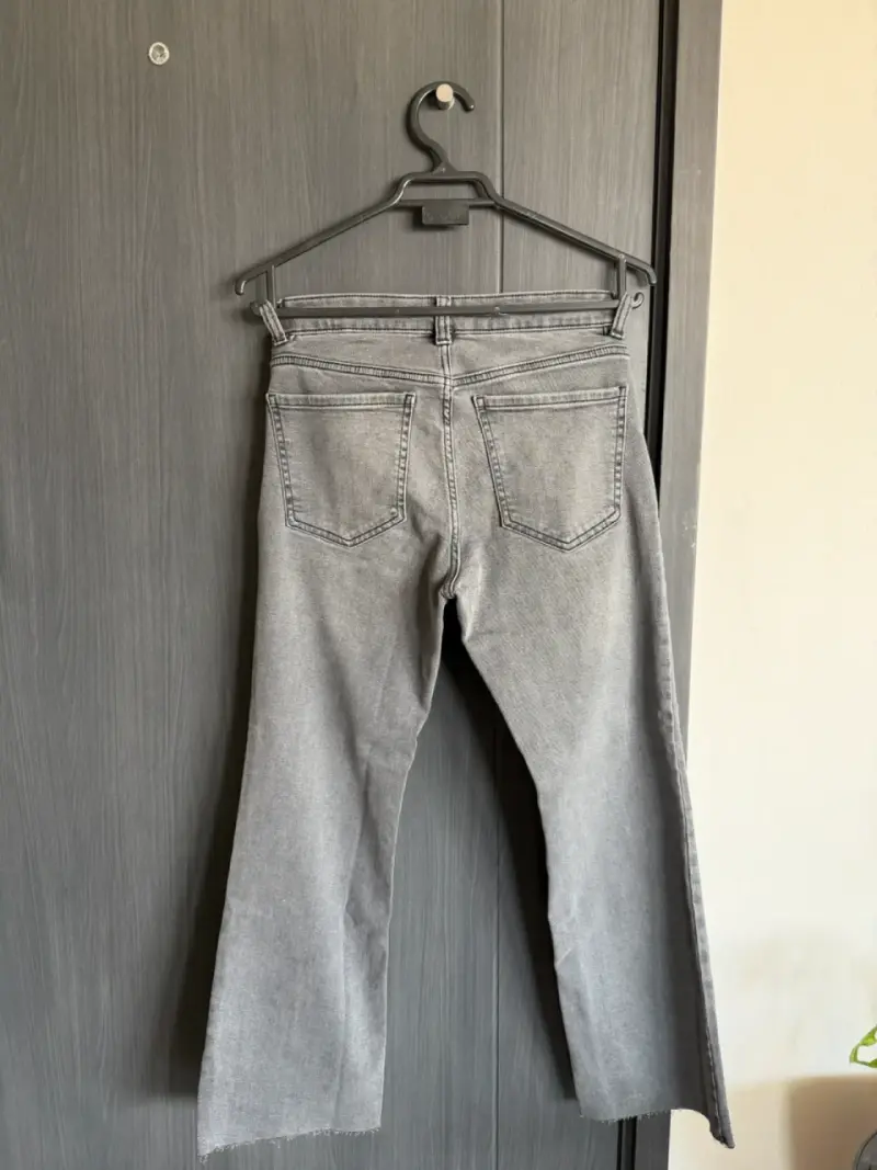 Jeans gris Mango - 2