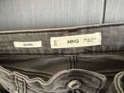 Jeans gris Mango - miniatura 3