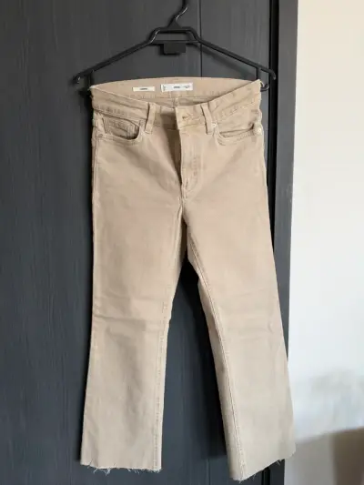Jeans Mango beige talla 36 - miniatura 1