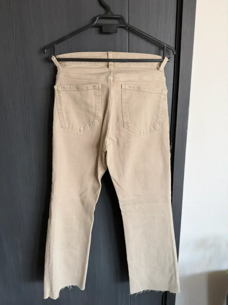 Jeans Mango beige talla 36 - 2