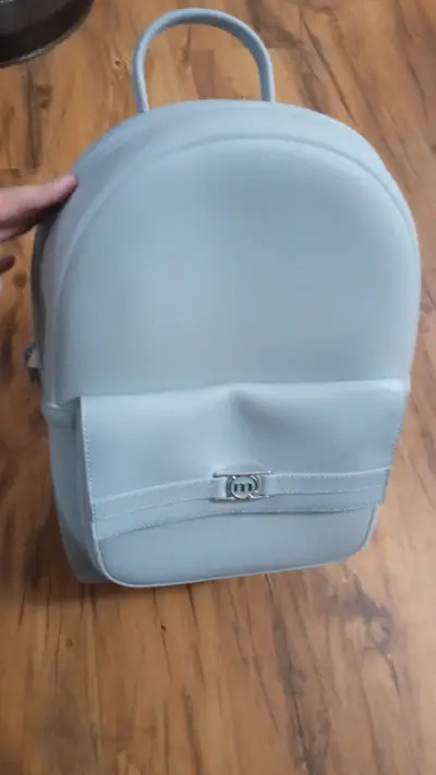 Mochila azul claro Moleca con diseño elegante - miniatura 1