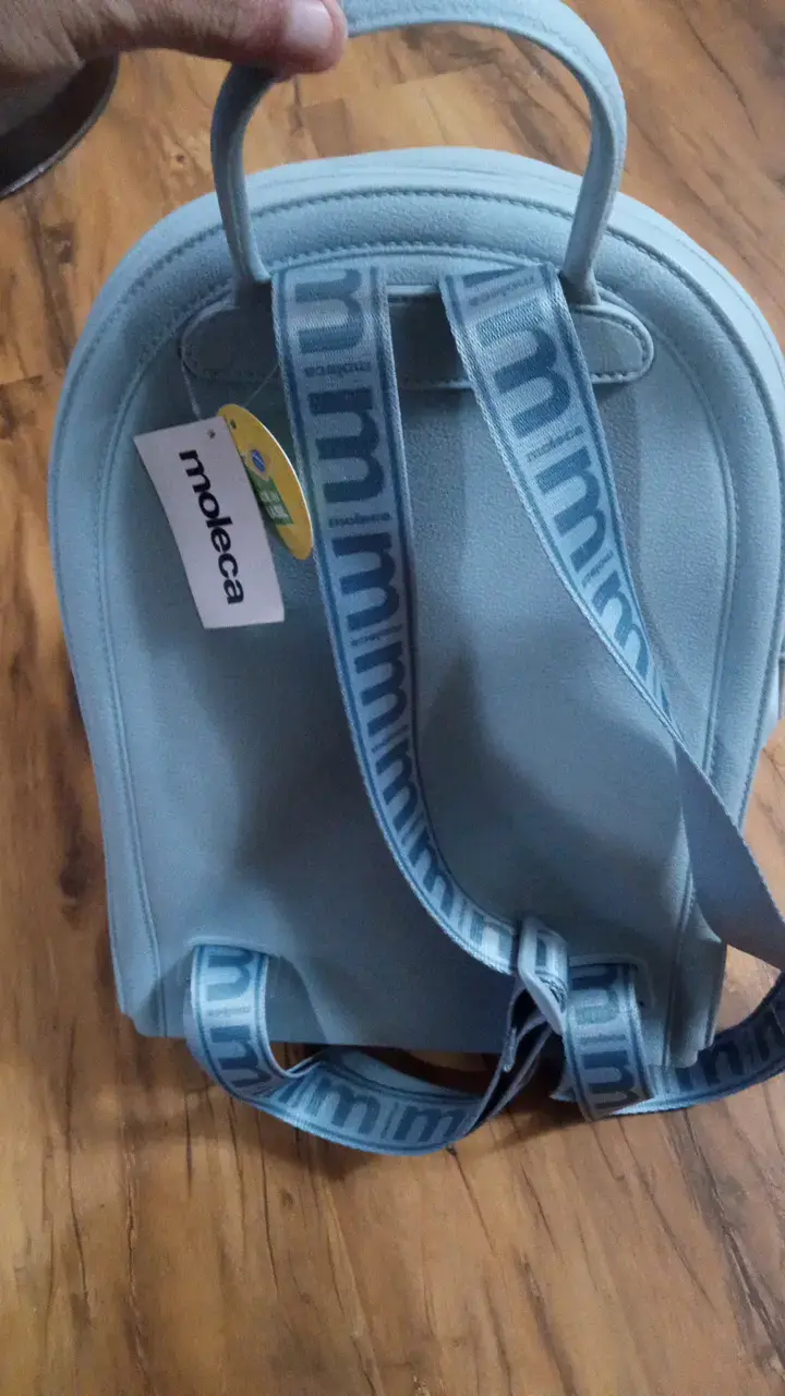 Mochila azul claro Moleca con diseño elegante - 2