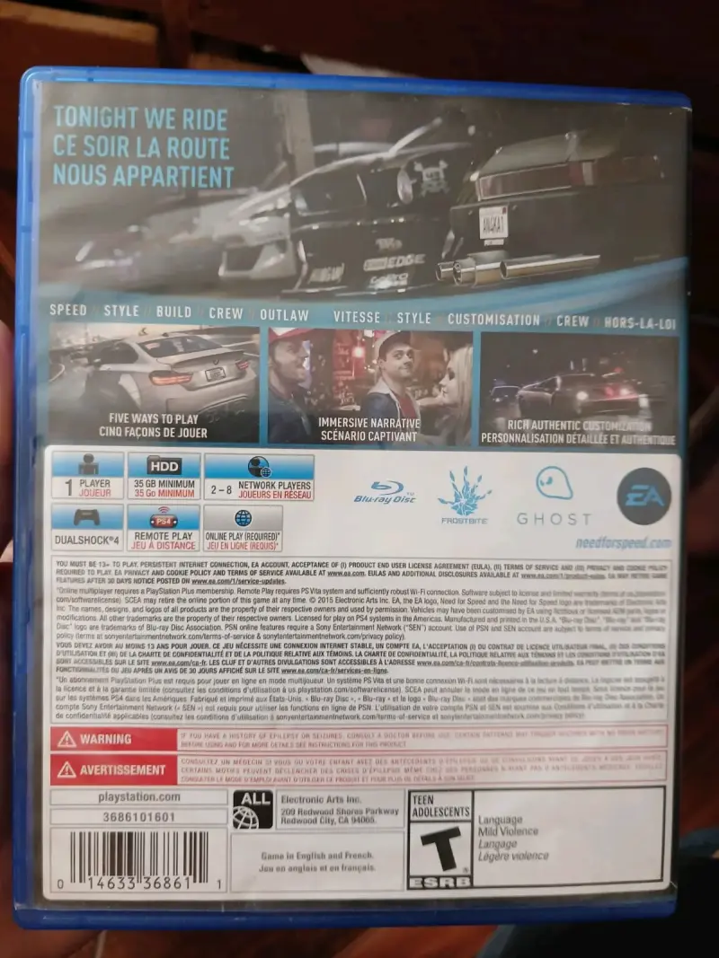 Juego PS4 Need for Speed - 3