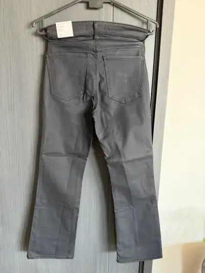 Pantalon tipo cuero Mango talla 36 - miniatura 2