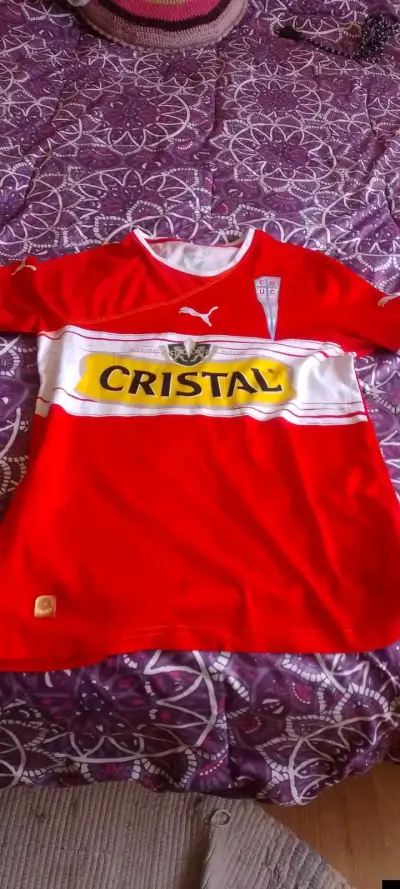 Camiseta de fútbol roja Puma CDUC Cristal - miniatura 1