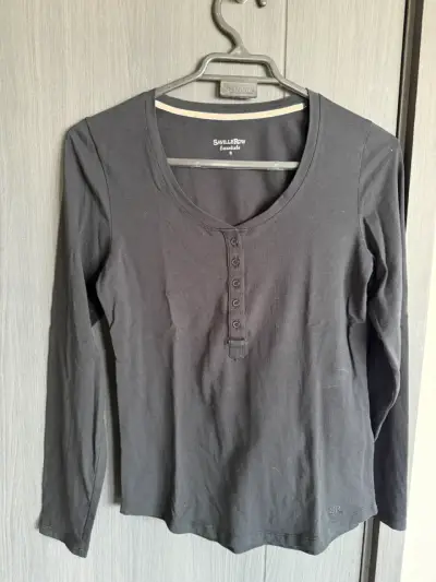 Polera negra manga larga Saville Row - miniatura 1