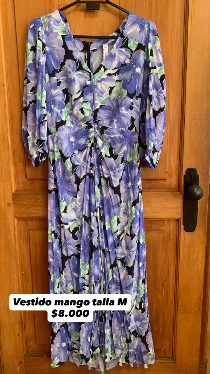 Vestido floral talla M