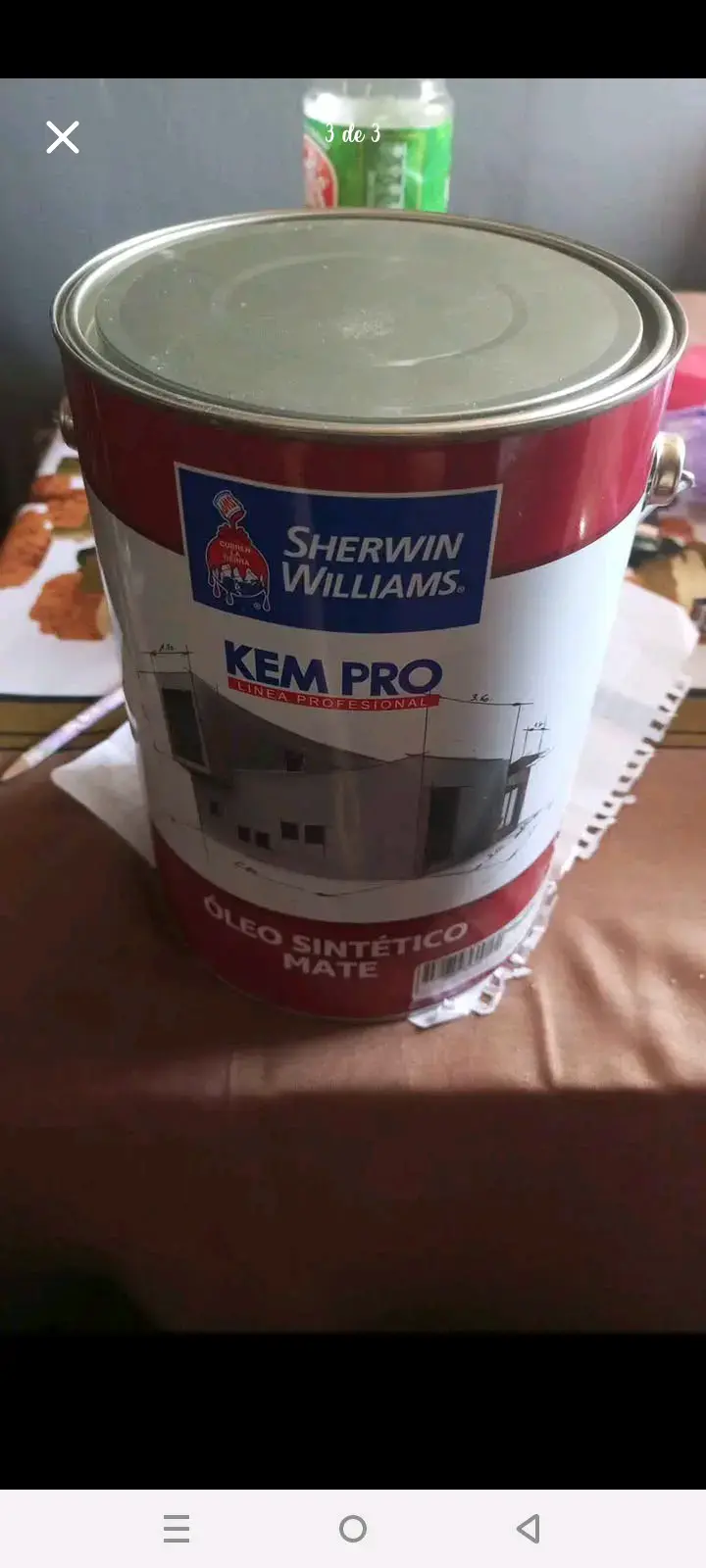 Pintura Óleo Sintético Mate Blanco Sherwin Williams 1 Galón - 3