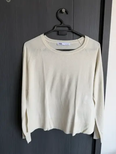 Sweater Beige Zara Talla S - miniatura 1