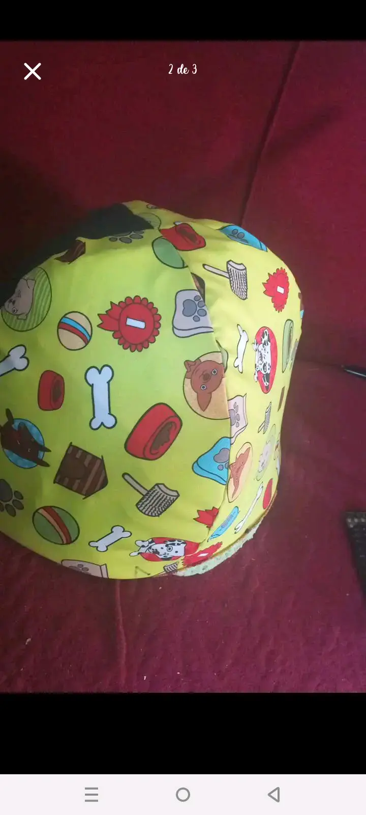 Cama para mascotas tipo iglú colorida - 2