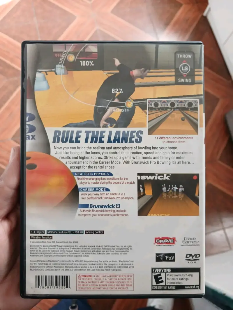 Juego Brunswick Pro Bowling para PlayStation 2 - 3