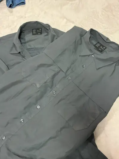 2 Camisas gris talla 2XL - miniatura 1