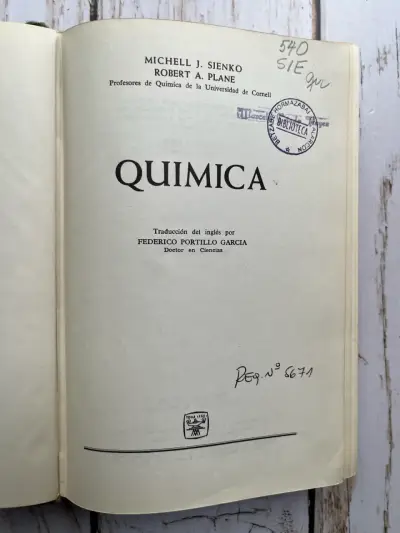 Química de Michell J. Sienko y Robert A. Plane - miniatura 2