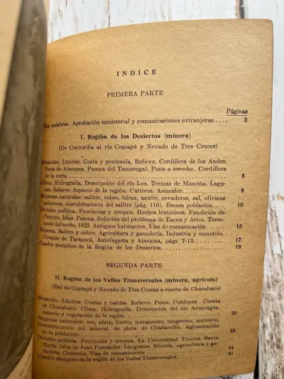 Libro Geografía de Chile Vicente Bustos Pérez 1956 - miniatura 4