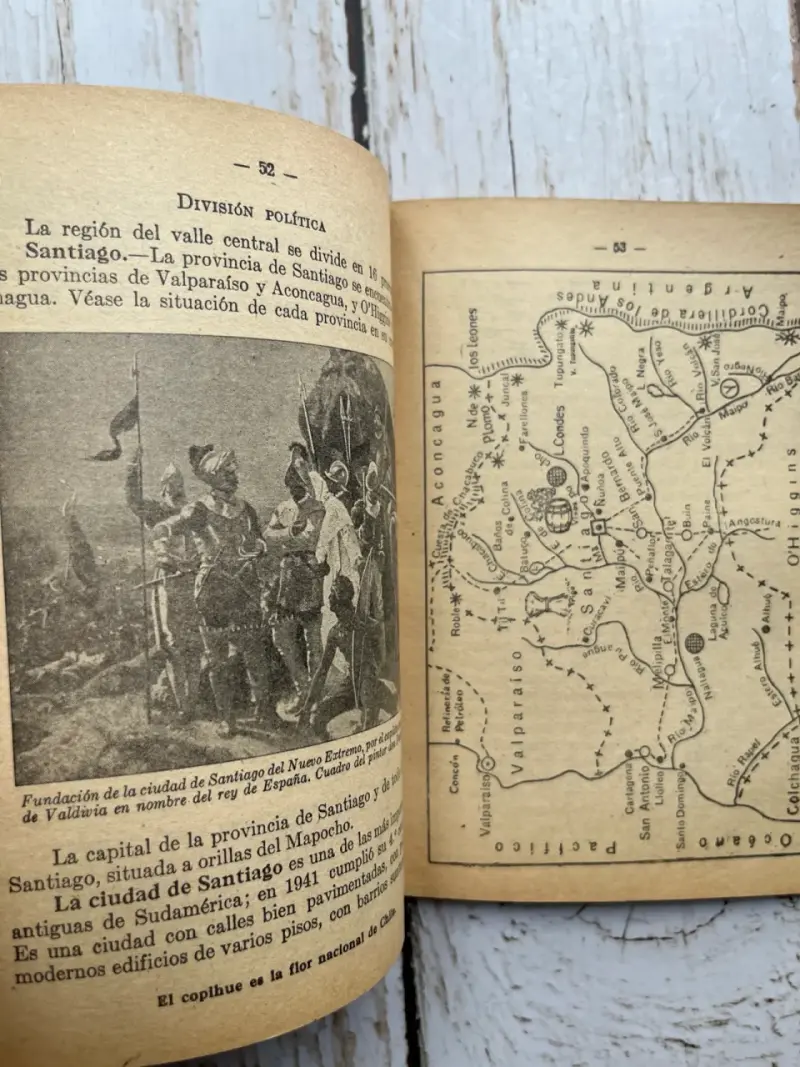 Libro Geografía de Chile Vicente Bustos Pérez 1956 - 5