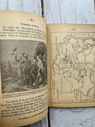 Libro Geografía de Chile Vicente Bustos Pérez 1956 - miniatura 5