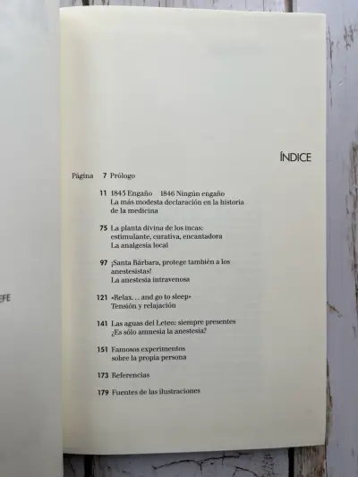 Libro 'Anestesia' sobre historia médica - miniatura 2