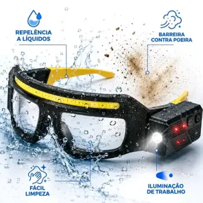 Gafas con Luz LED Frontal Recargable - miniatura 2