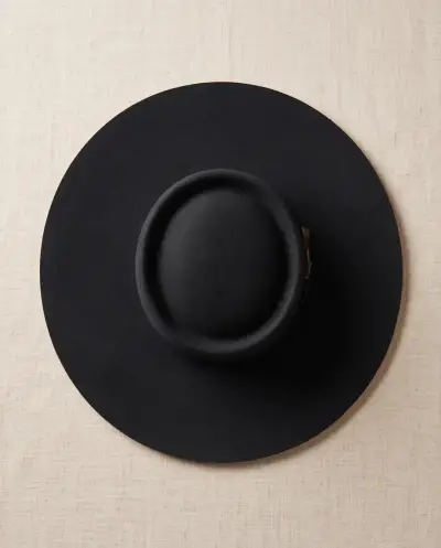 Sombrerode huaso de ala ancha negro - miniatura 1