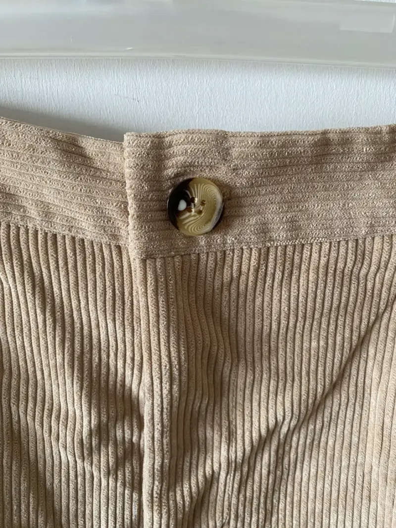 Shorts beige para mujer talla 4XL - 3