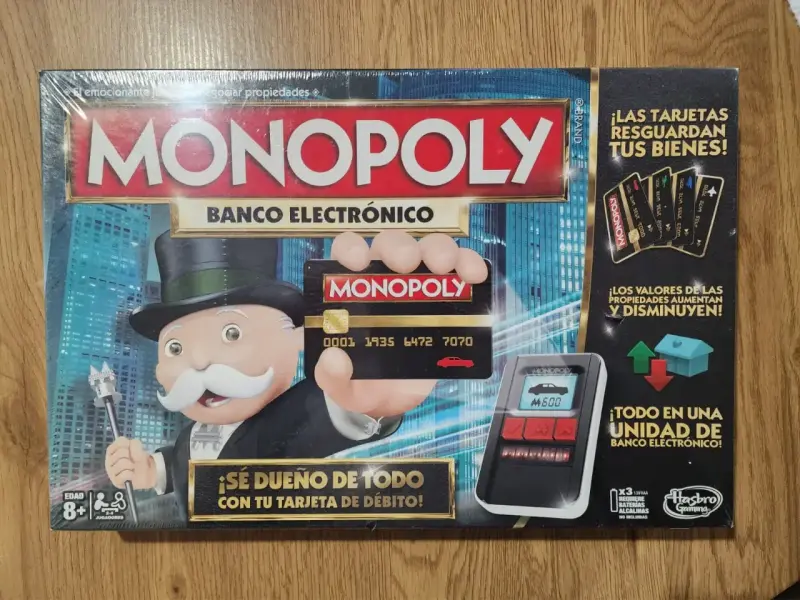 Juego de Mesa Monopoly Banco Electrónico Hasbro - 1