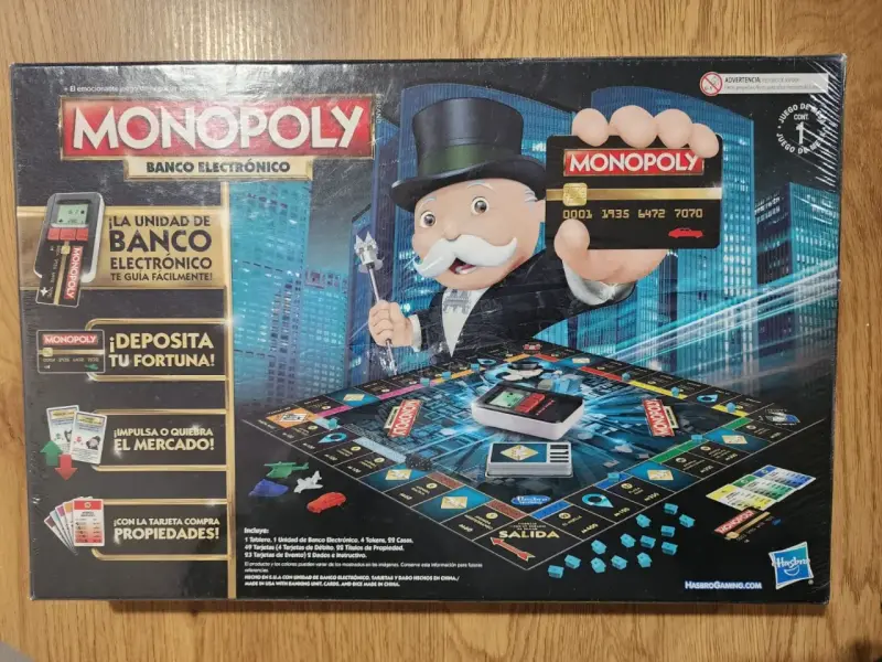 Juego de Mesa Monopoly Banco Electrónico Hasbro - 2
