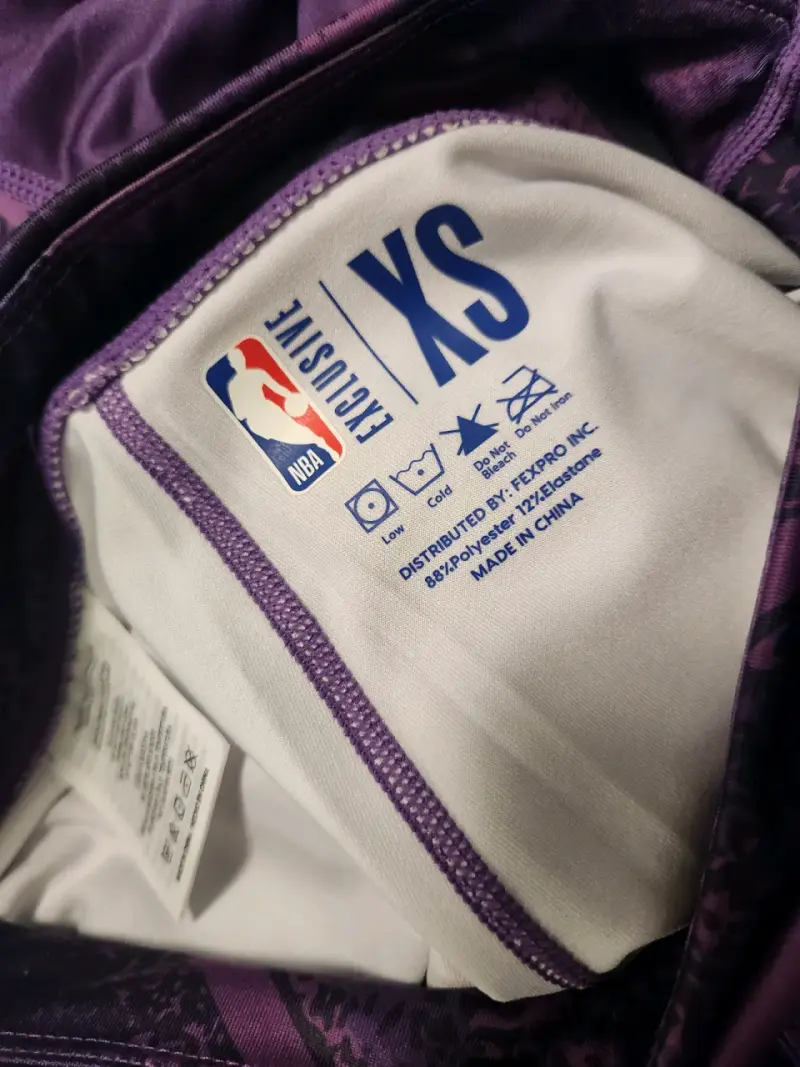 Leggings deportivos NBA Los Angeles Lakers morados - 1