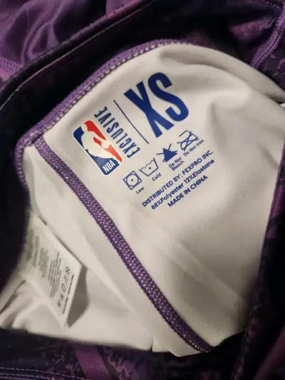 Leggings deportivos NBA Los Angeles Lakers morados - miniatura 1