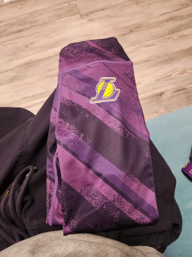 Leggings deportivos NBA Los Angeles Lakers morados - 2
