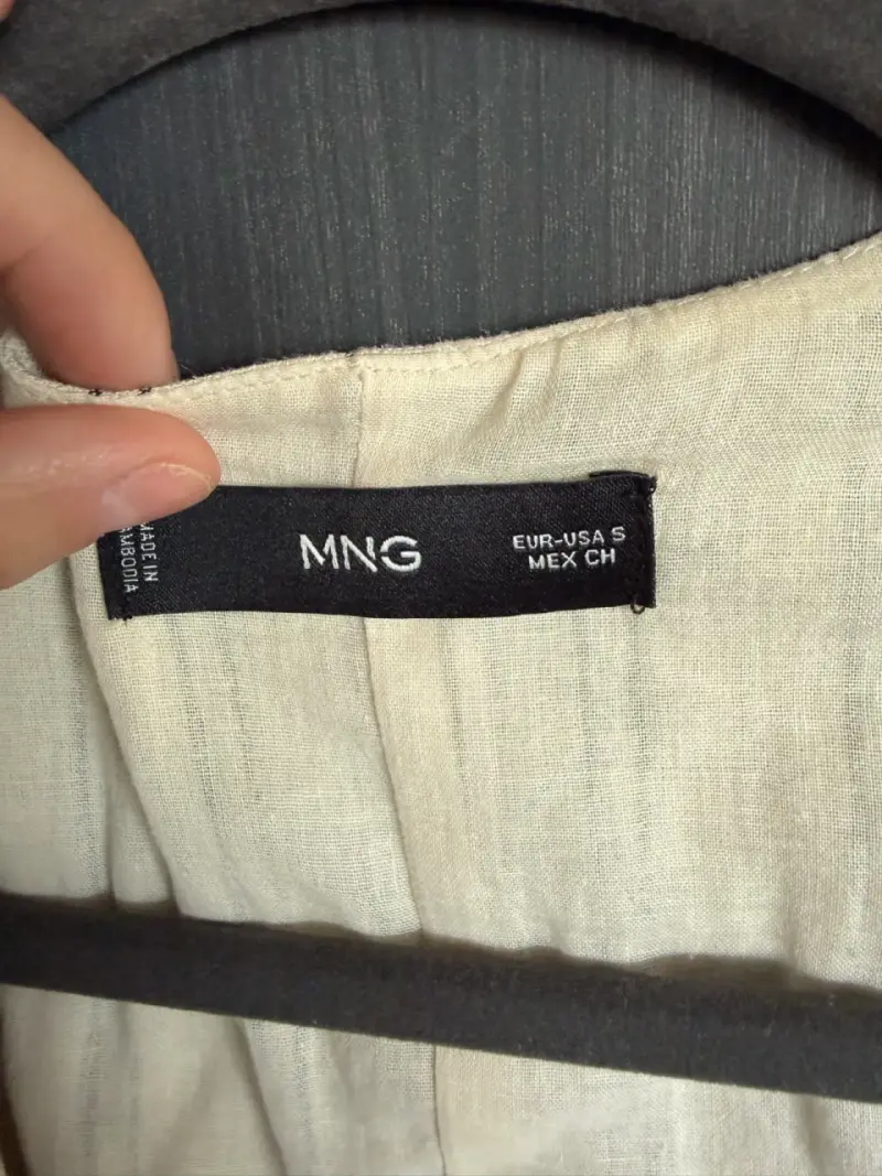 Lino a rayas Mango talla S - 2