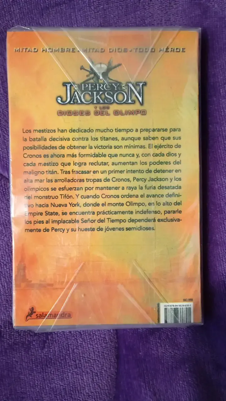 Libro Percy Jackson El Último Héroe del Olimpo - 3