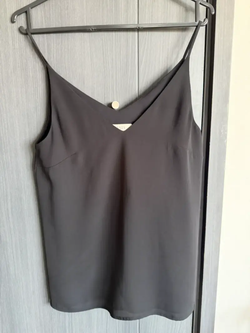 Blusa negra de tirantes Oasis talla 8 - 1