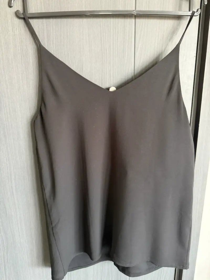 Blusa negra de tirantes Oasis talla 8 - 2