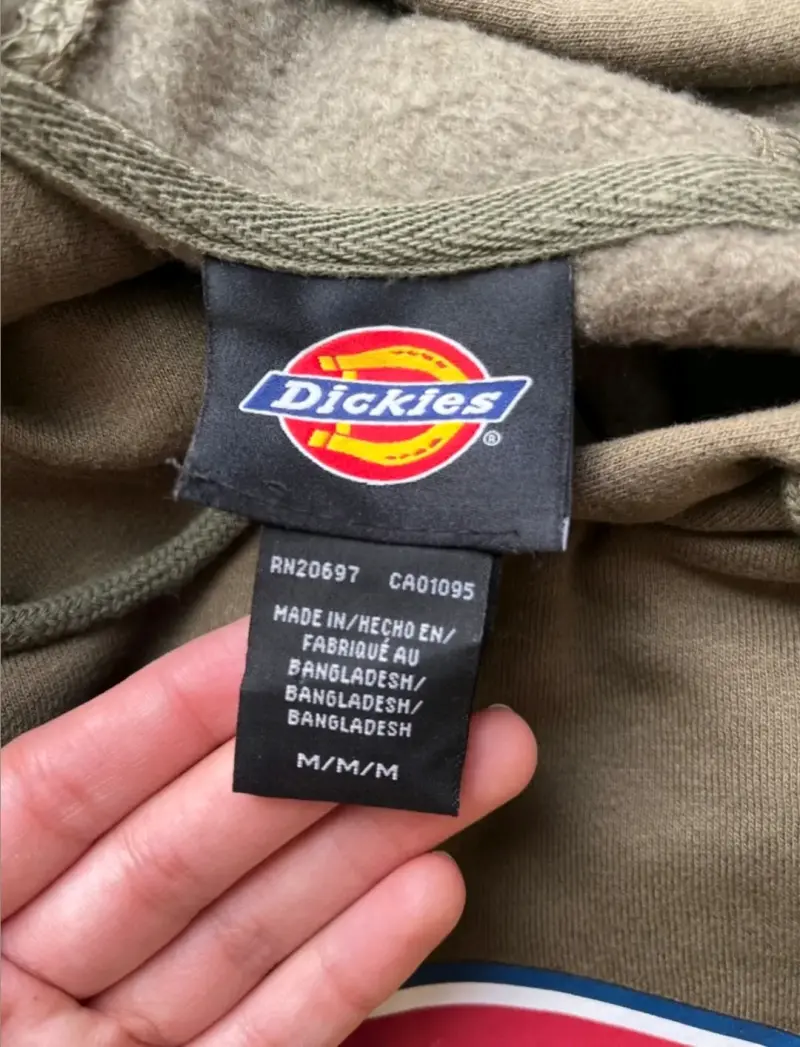 Hoodie Dickies verde oliva - 2