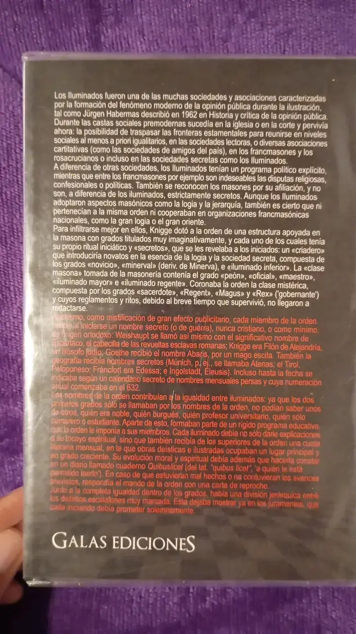 Libro El Enigma de los Iluminatis Galas Ediciones - 2