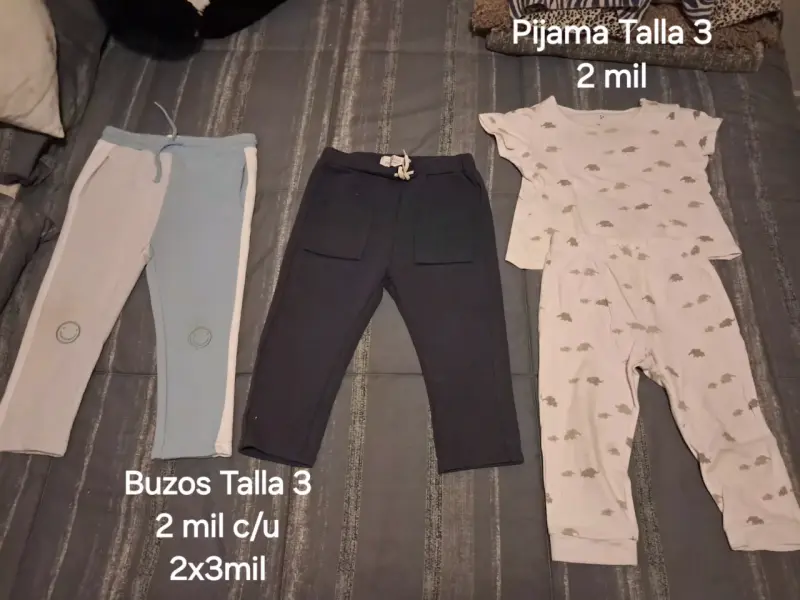 Variedad ropa niño desde - 3