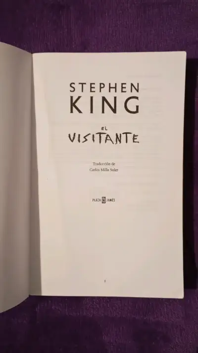 Libro 'El Visitante' de Stephen King - miniatura 2