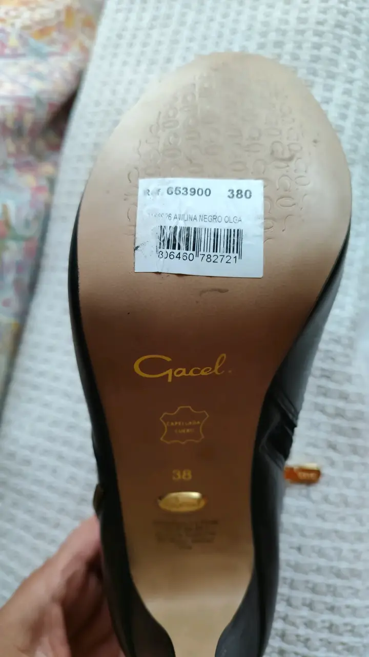 Botines de cuero negro con tacón alto Gacel - 2