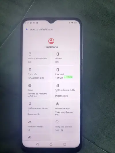 Smartphone Cubot X70 con 12GB RAM y 256GB ROM - miniatura 3