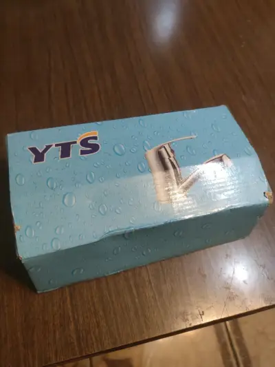 Grifo monomando cromado para lavamanos YTS - miniatura 4