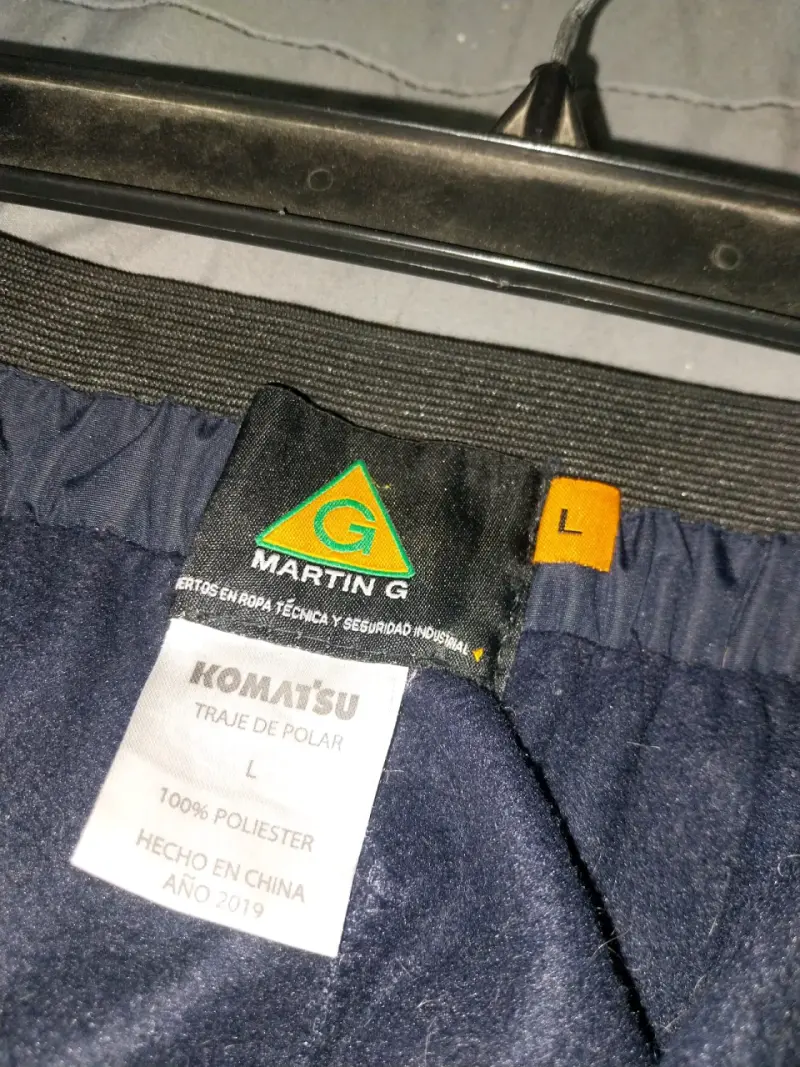 Pantalón térmico Martin G azul con refuerzos - 2