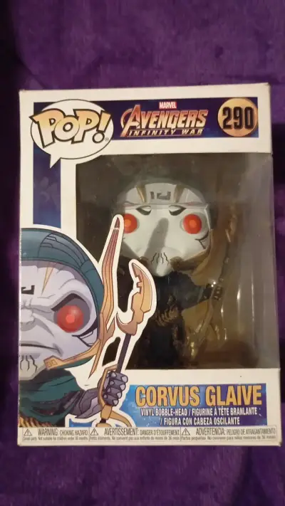 Funko Pop Corvus Glaive Avengers Infinity Wa - miniatura 1
