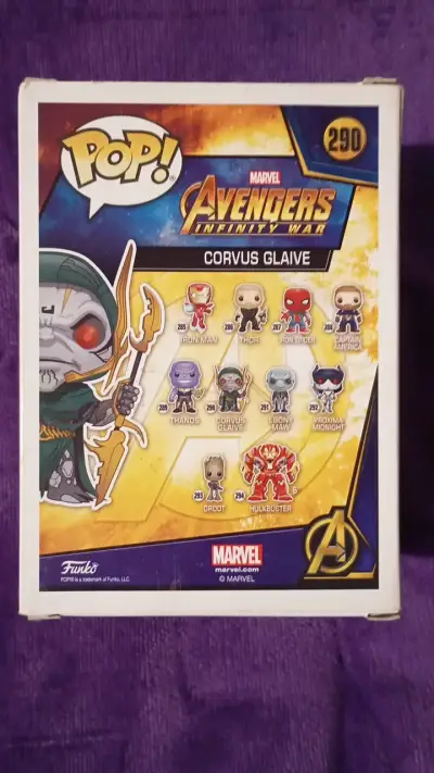 Funko Pop Corvus Glaive Avengers Infinity Wa - miniatura 4