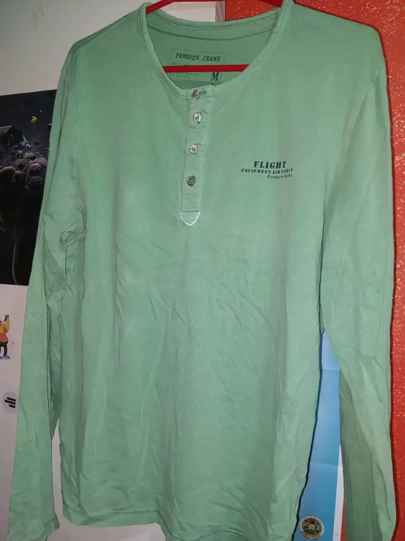 Polera verde manga larga Ferouch Jeans - 2